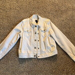 GAP Kids White Jean Jacket